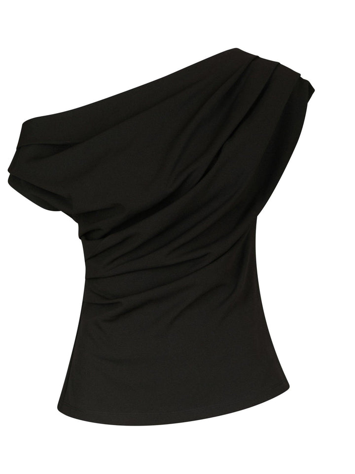 Mabelle Drapy Top Black | Topper | Smuk