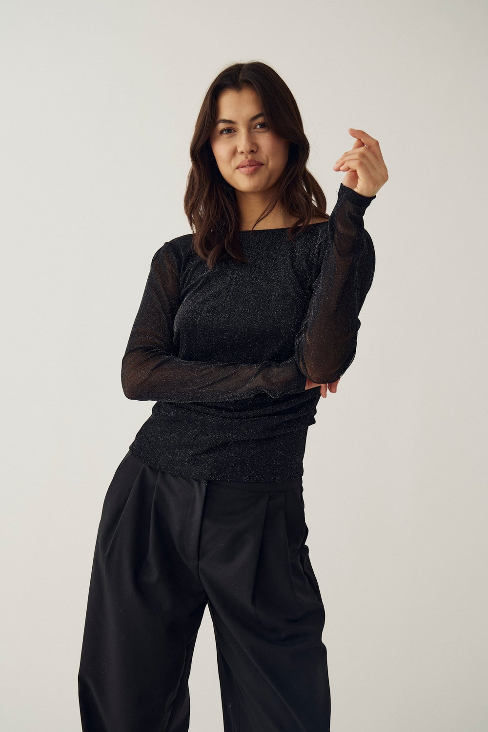 Madaline Top Black | Topper | Smuk