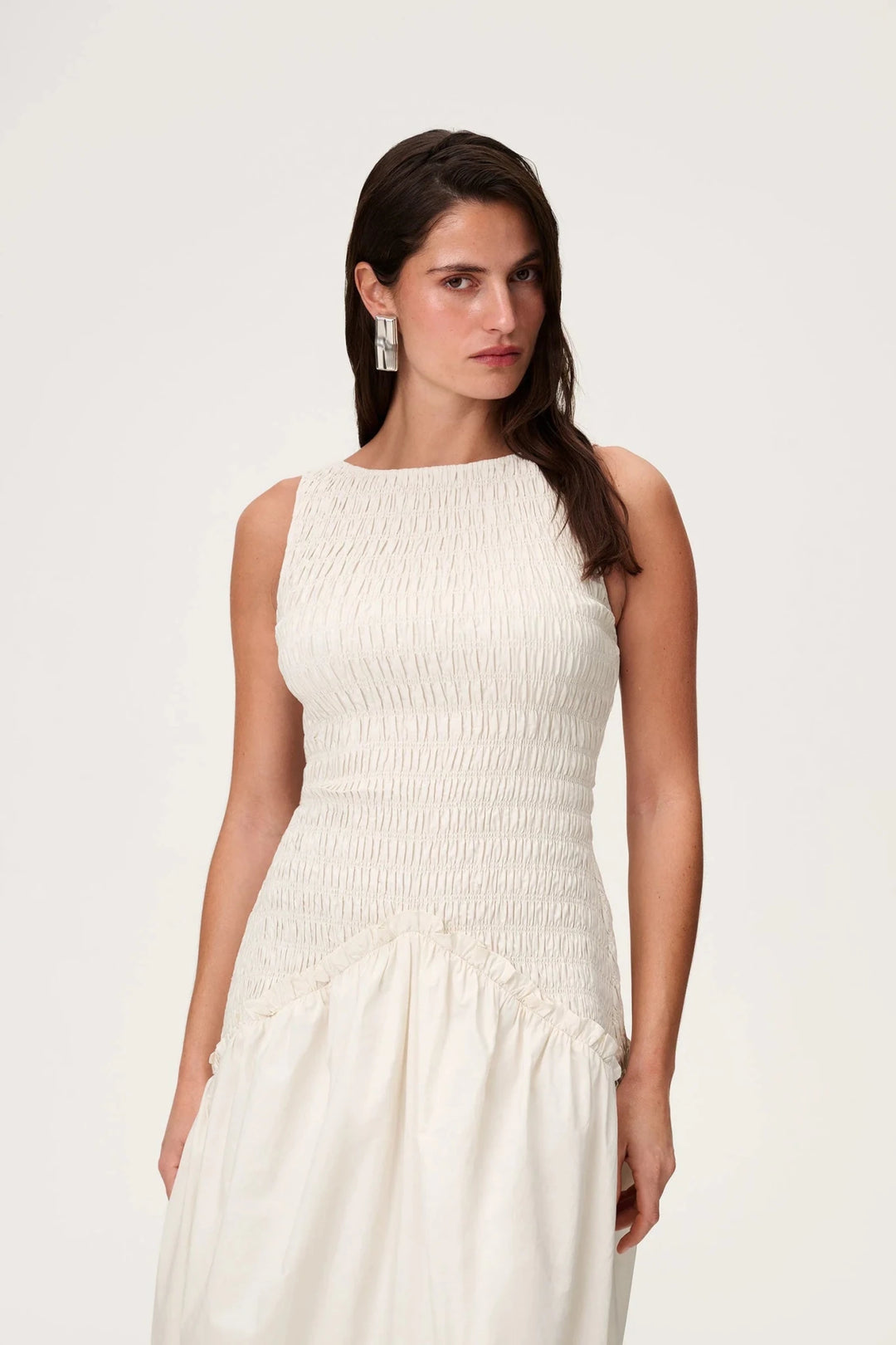 Madrid Dress Créme White | Kjoler | Smuk