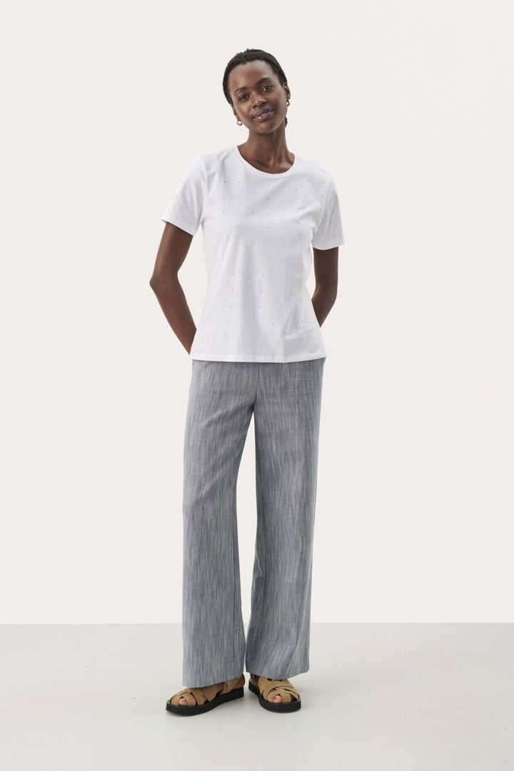 Maggipw T-Shirt White Shine Hot Fix | Skjorter og bluser | Smuk - Dameklær på nett
