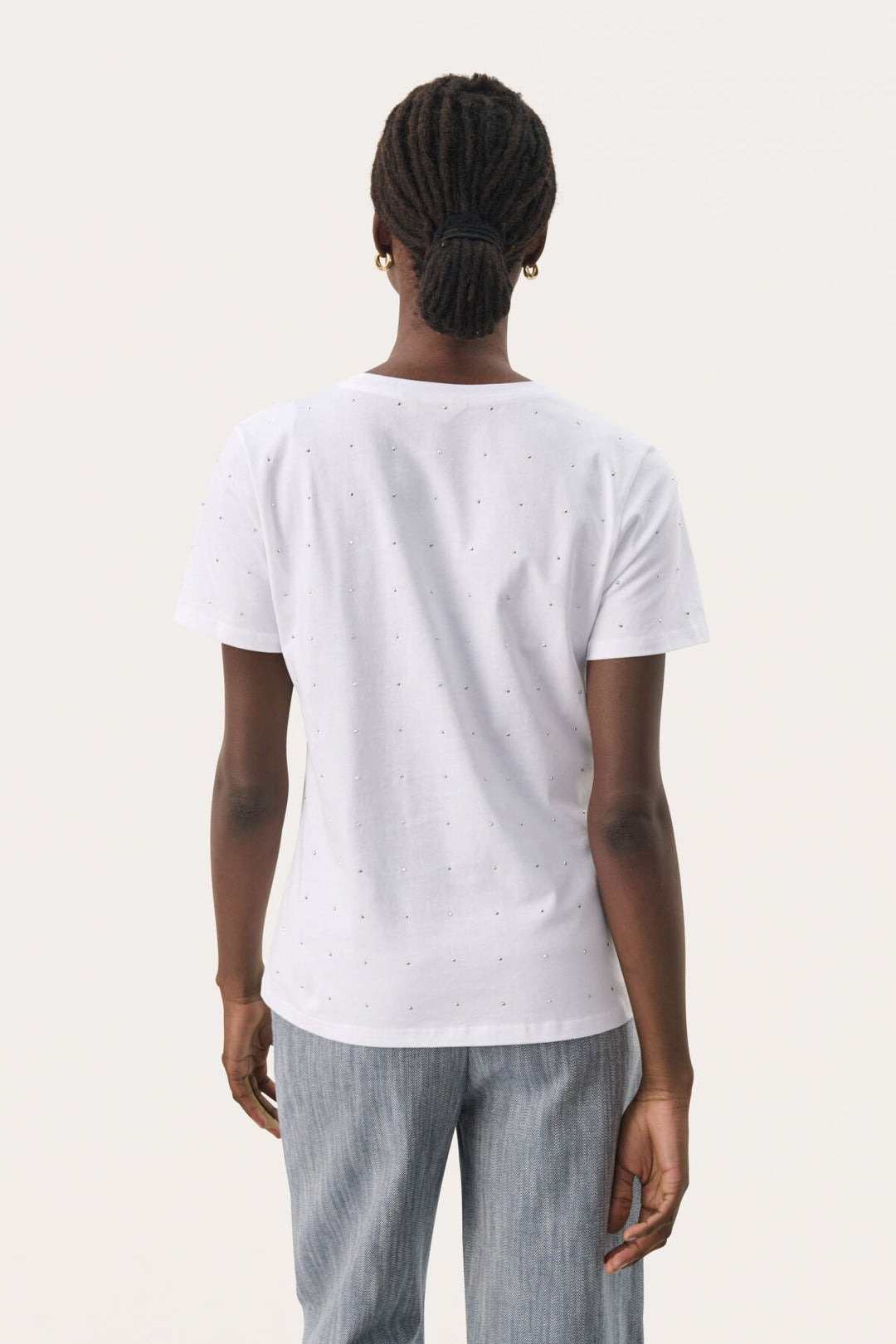 Maggipw T-Shirt White Shine Hot Fix | Skjorter og bluser | Smuk - Dameklær på nett