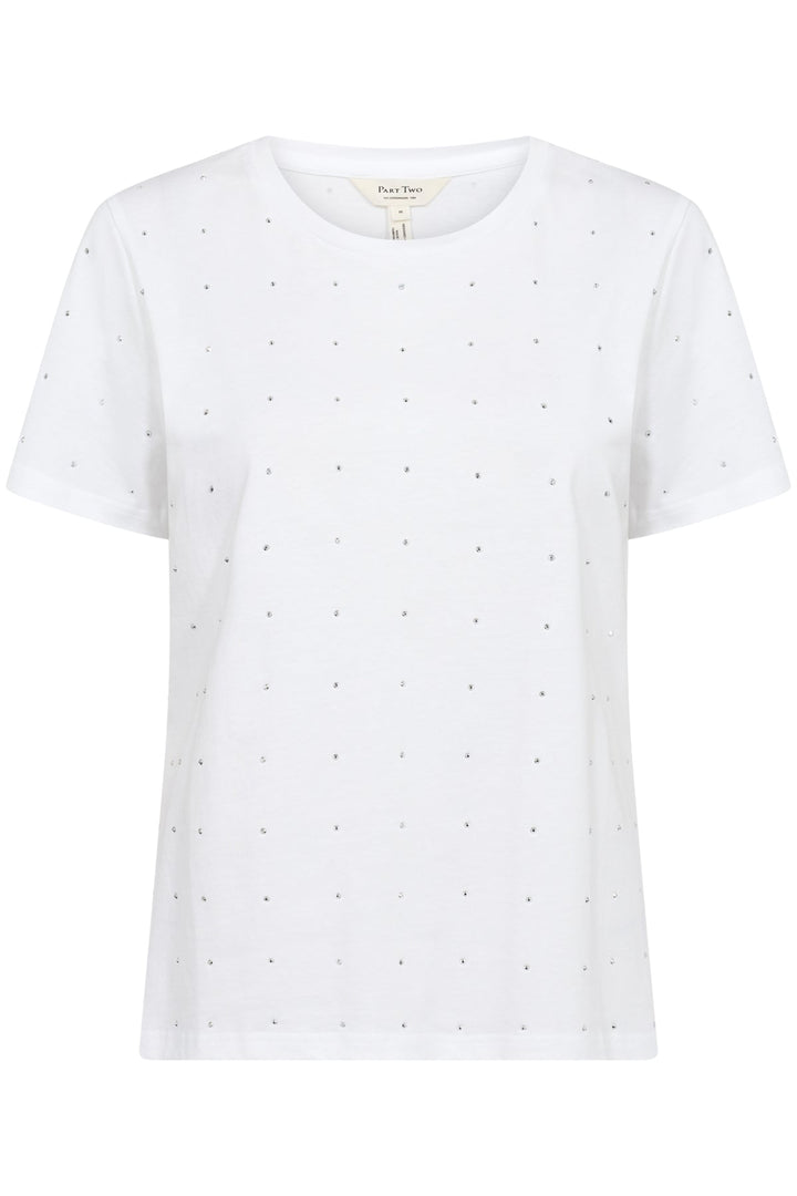 Maggipw T-Shirt White Shine Hot Fix | Skjorter og bluser | Smuk - Dameklær på nett