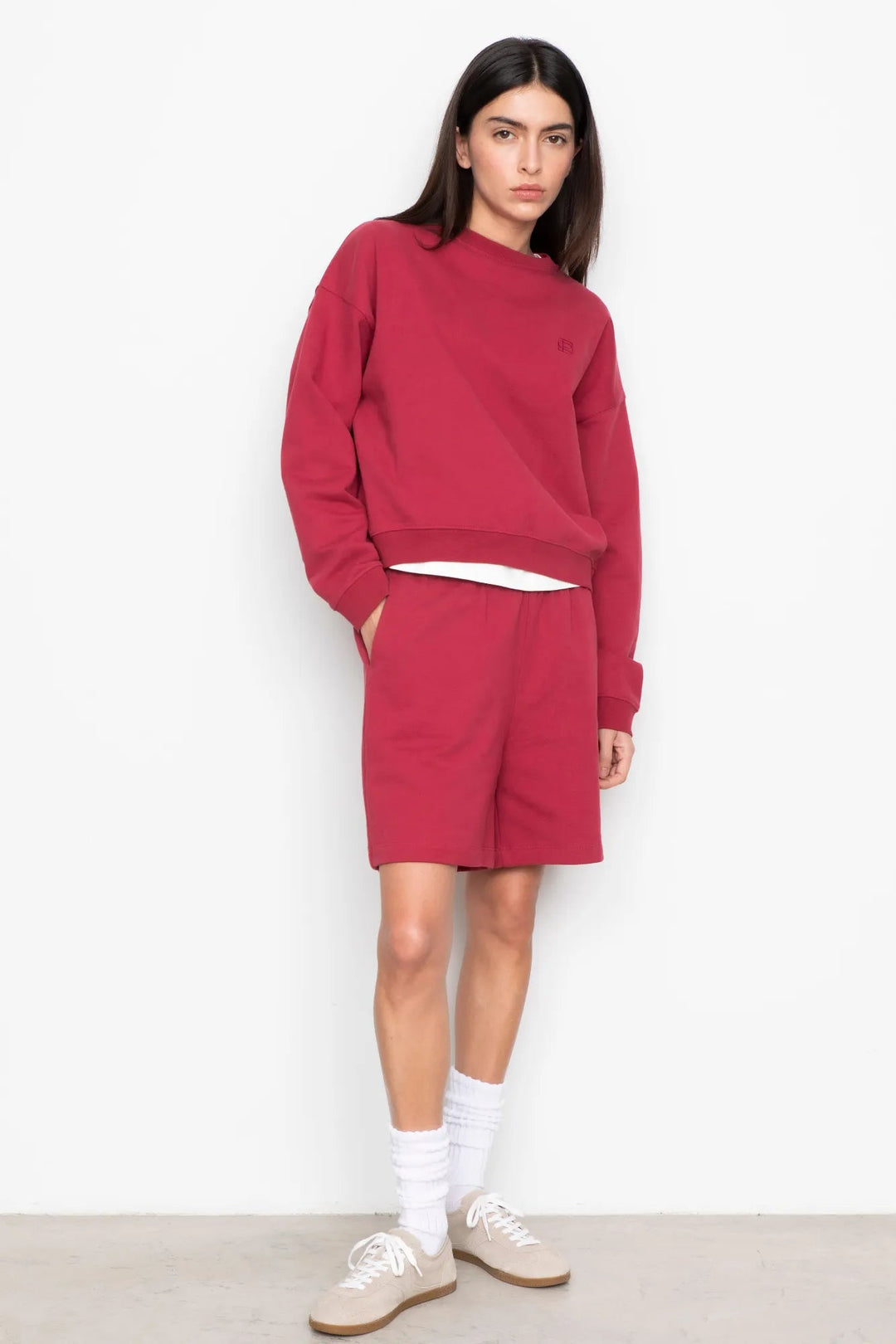 Maggy Sweatshorts Berry | Shorts | Smuk