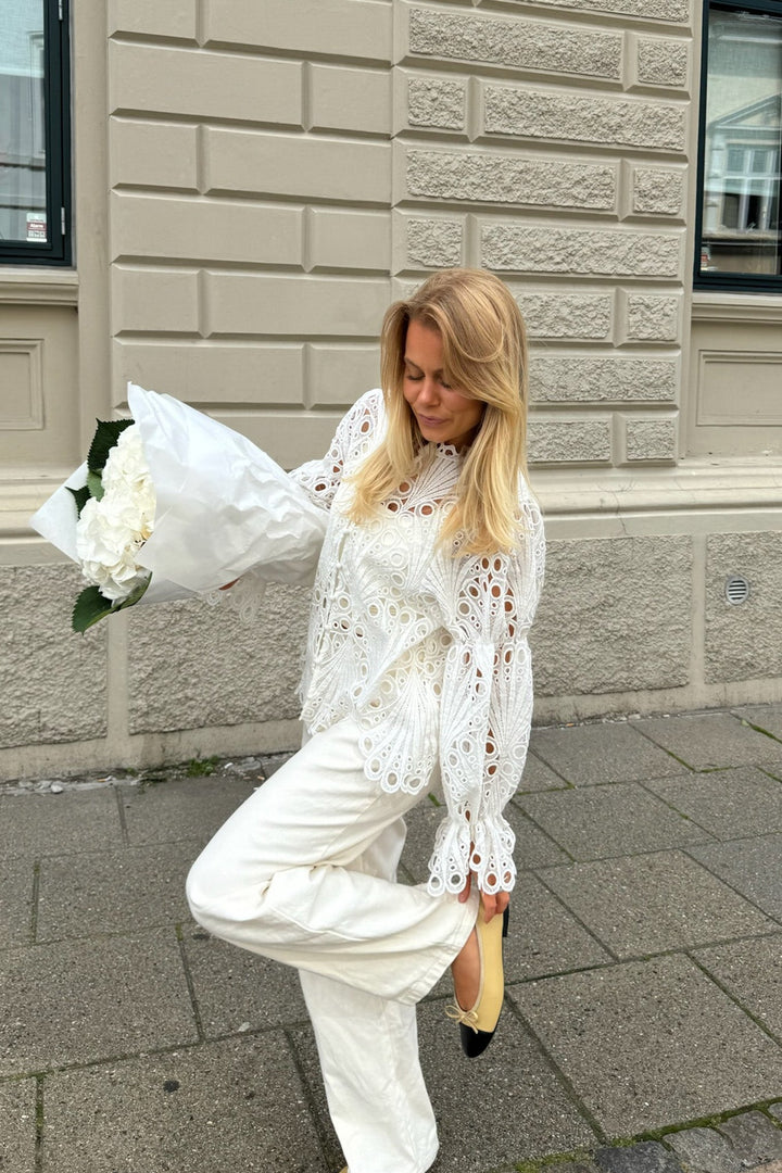 Majaic Shirt White | Skjorter og bluser | Smuk - Dameklær på nett