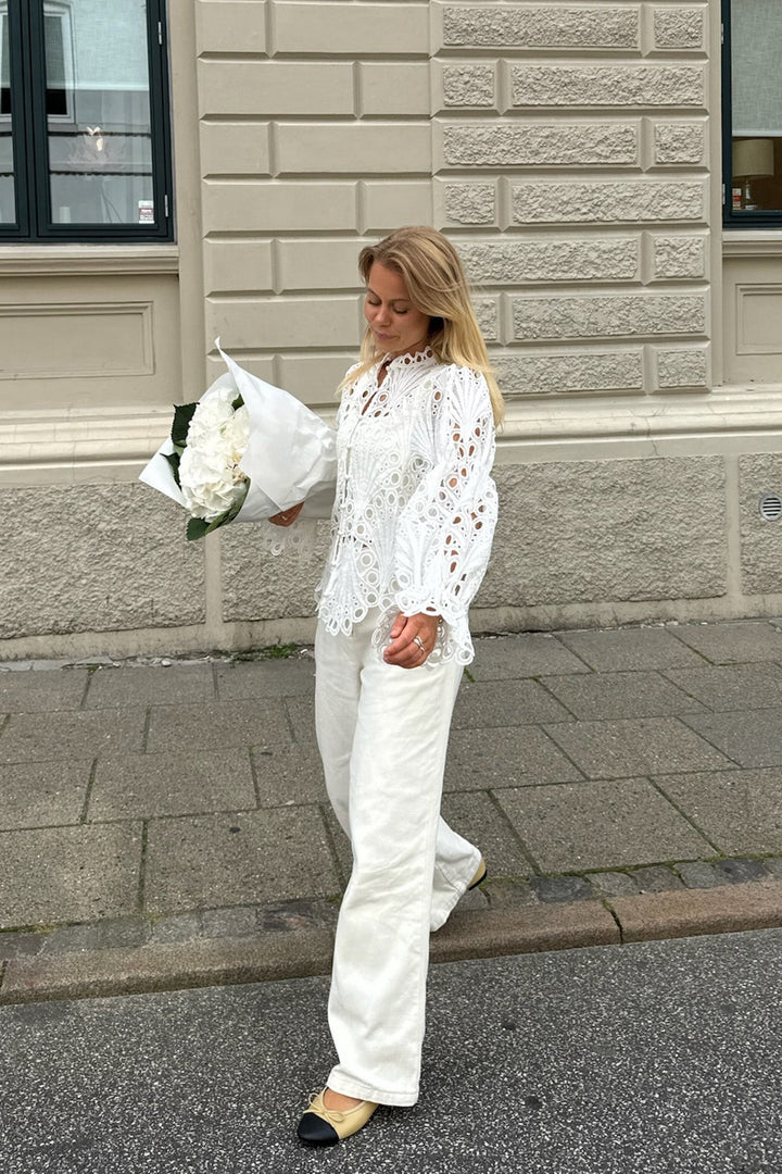 Majaic Shirt White | Skjorter og bluser | Smuk - Dameklær på nett