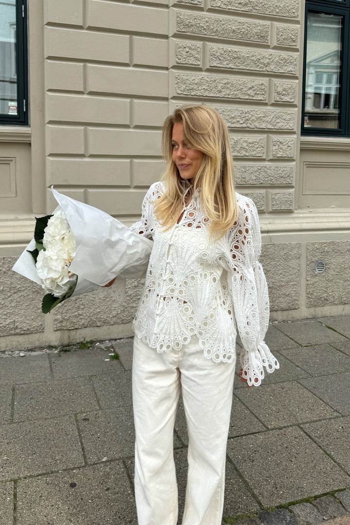 Majaic Shirt White | Skjorter og bluser | Smuk - Dameklær på nett