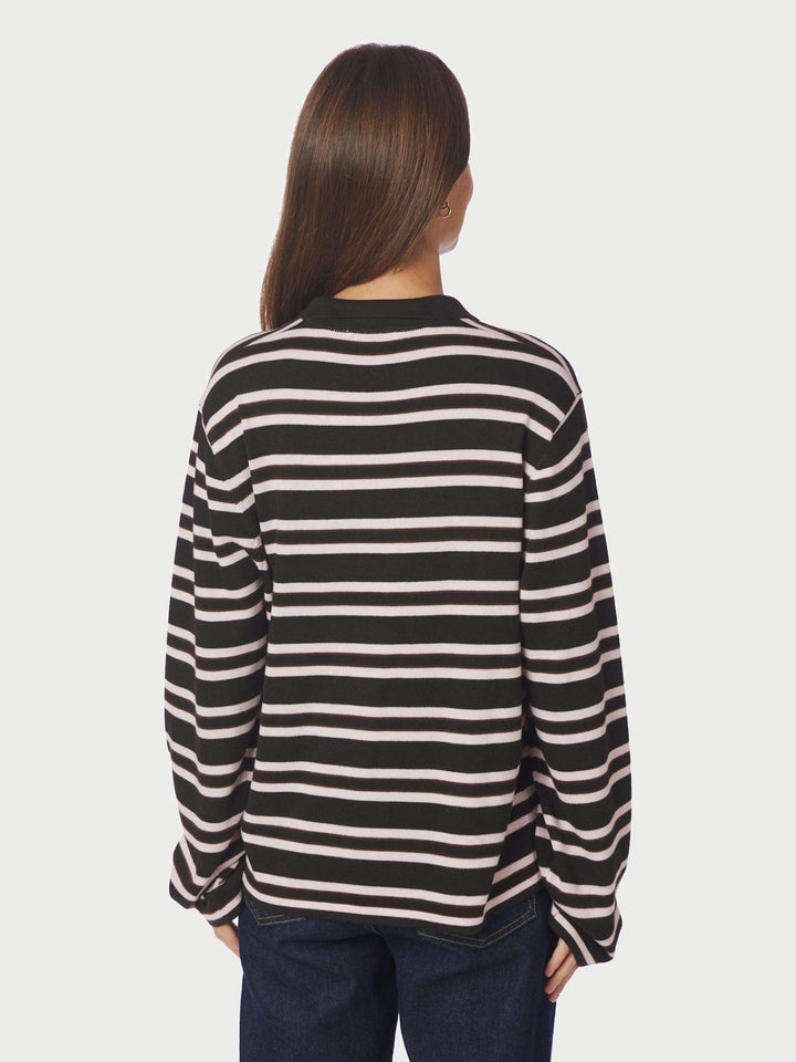 Mala Polo Knit Blouse Dark Brown | Genser | Smuk