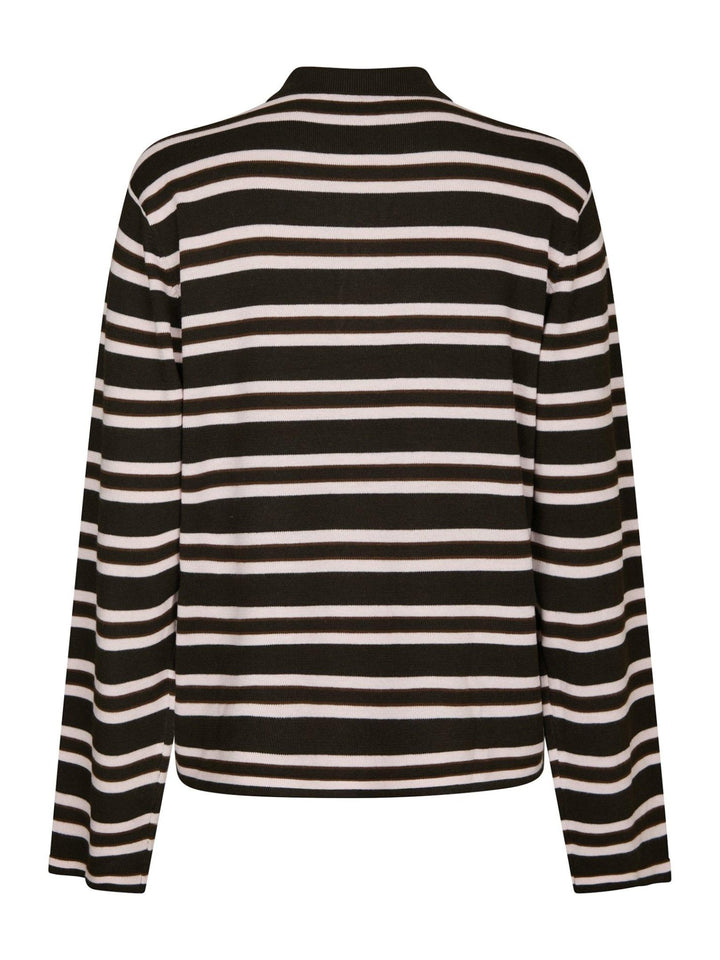 Mala Polo Knit Blouse Dark Brown | Genser | Smuk