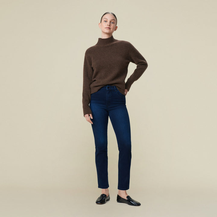 Malena F Jeans Brushed Blue Black | Bukser | Smuk