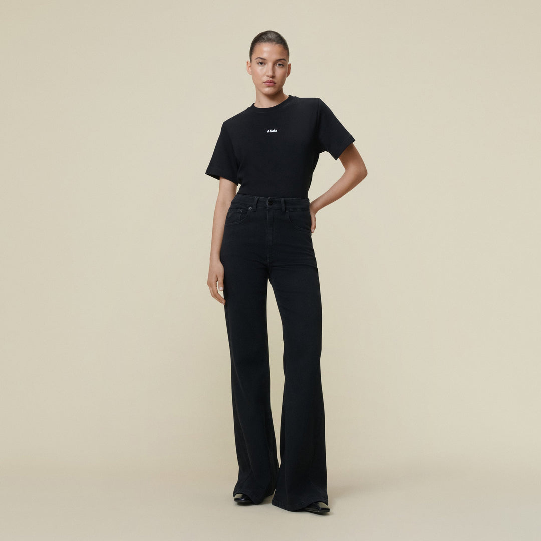 Malena-R Dark Black | Bukser | Smuk