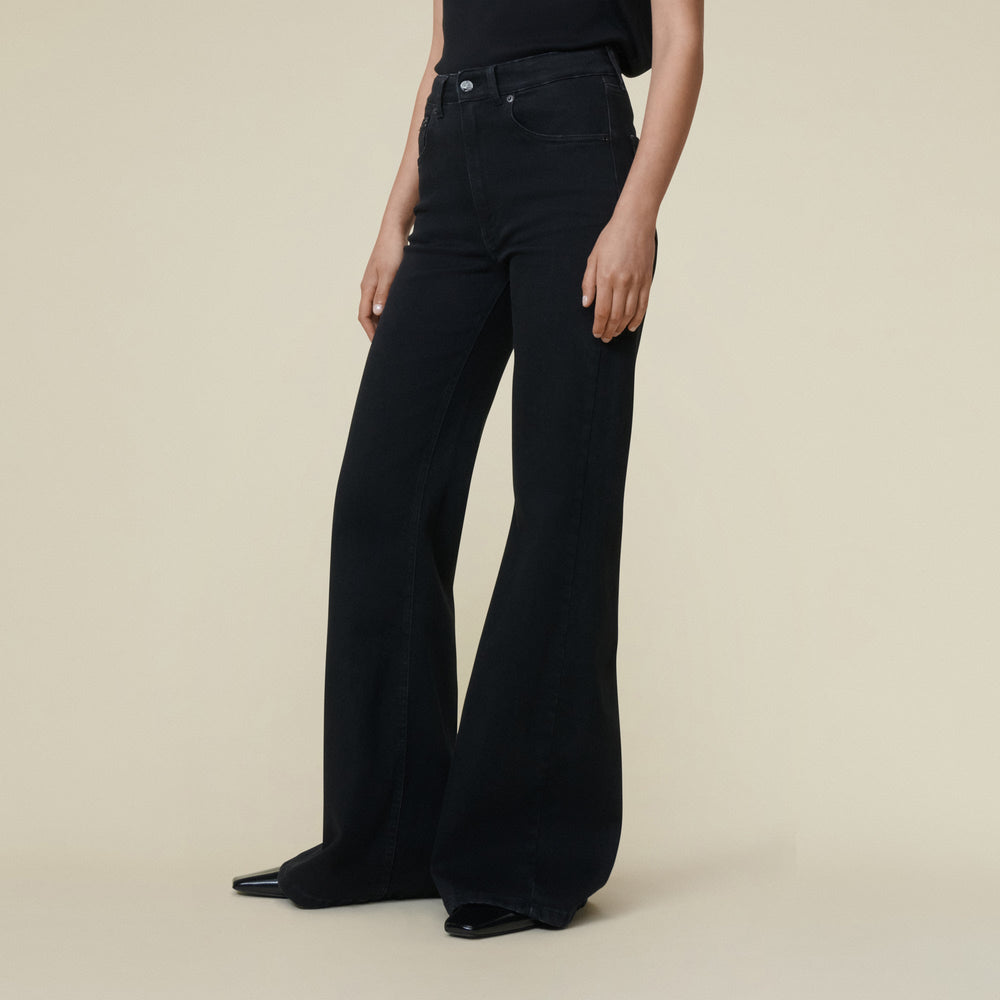 Malena-R Dark Black | Bukser | Smuk