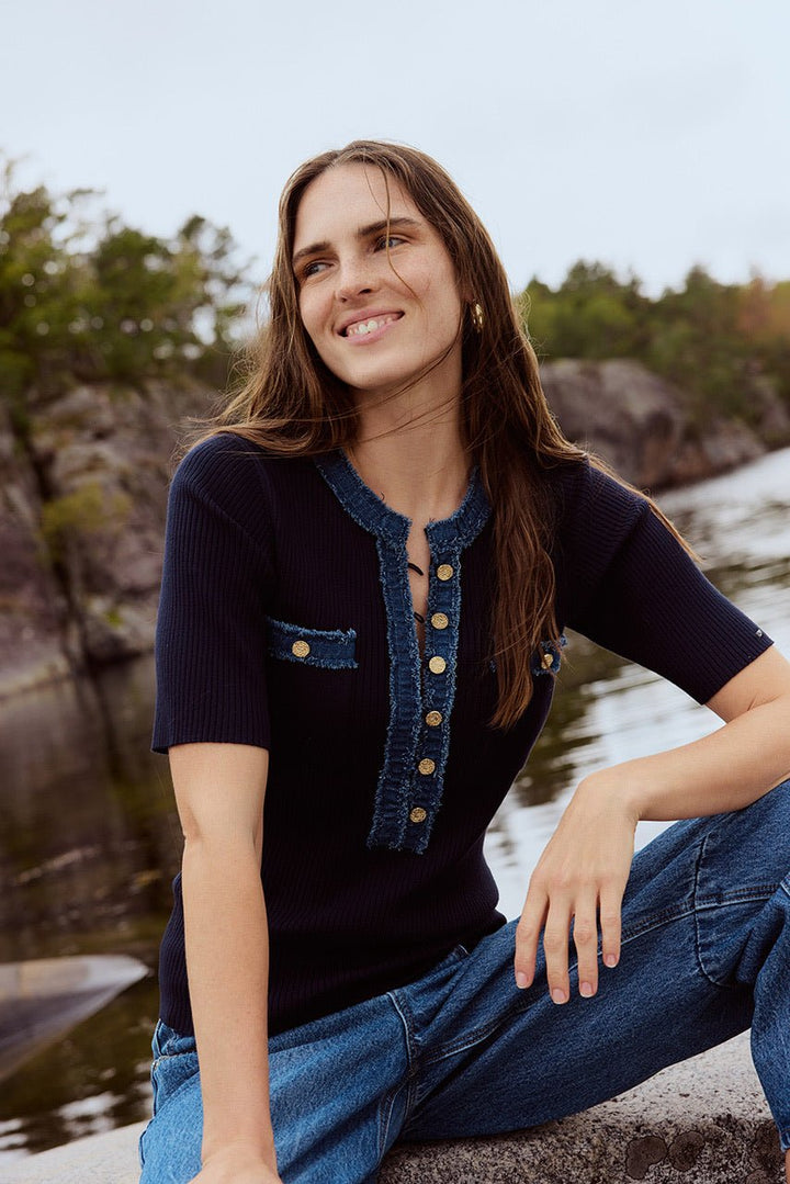 Malibu Pullover Navy | Genser | Smuk
