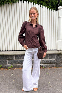 Malika Shirt Dark Brown