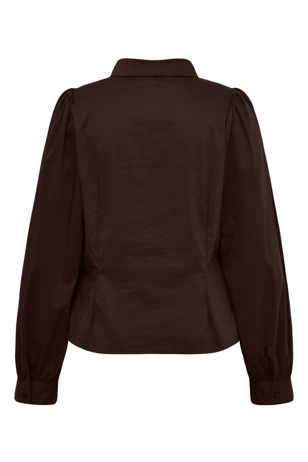 Malika Shirt Dark Brown | Skjorter og bluser | Smuk
