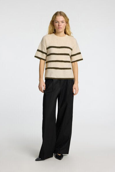 Maline - Liliana 2/4 Knit O - Neck Birch Kalamata | Genser | Smuk - Dameklær på nett