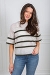 Maline-Liliana 2/4 Knit O-Neck Birch Kalamata