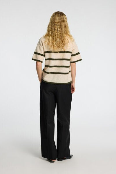 Maline - Liliana 2/4 Knit O - Neck Birch Kalamata | Genser | Smuk - Dameklær på nett