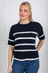 Maline-Liliana 2/4 Knit O-Neck Dark Sapphire Birch