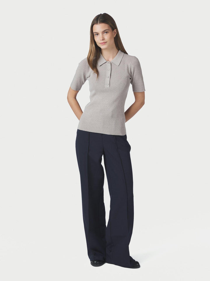 Manama Knit Blouse Warm Grey | Genser | Smuk