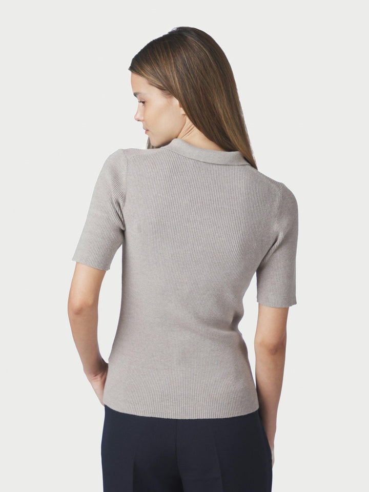 Manama Knit Blouse Warm Grey | Genser | Smuk