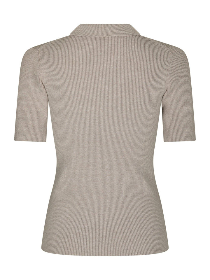 Manama Knit Blouse Warm Grey | Genser | Smuk