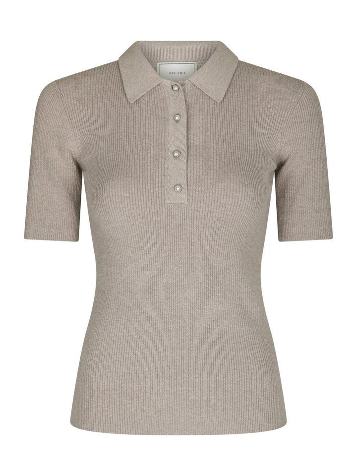 Manama Knit Blouse Warm Grey | Genser | Smuk