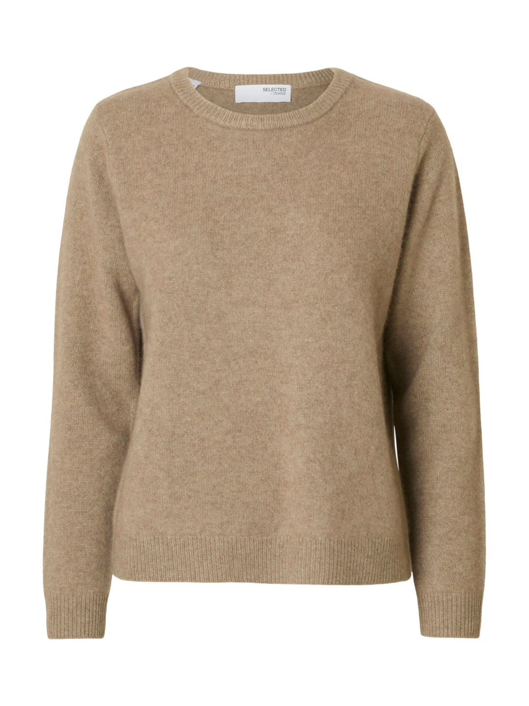 Manila Ls Knit Cashmere O - Neck Delicioso Melange | Genser | Smuk - Dameklær på nett