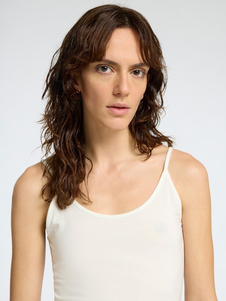 Manja Sl Singlet Top Snow White | Topper | Smuk - Dameklær på nett