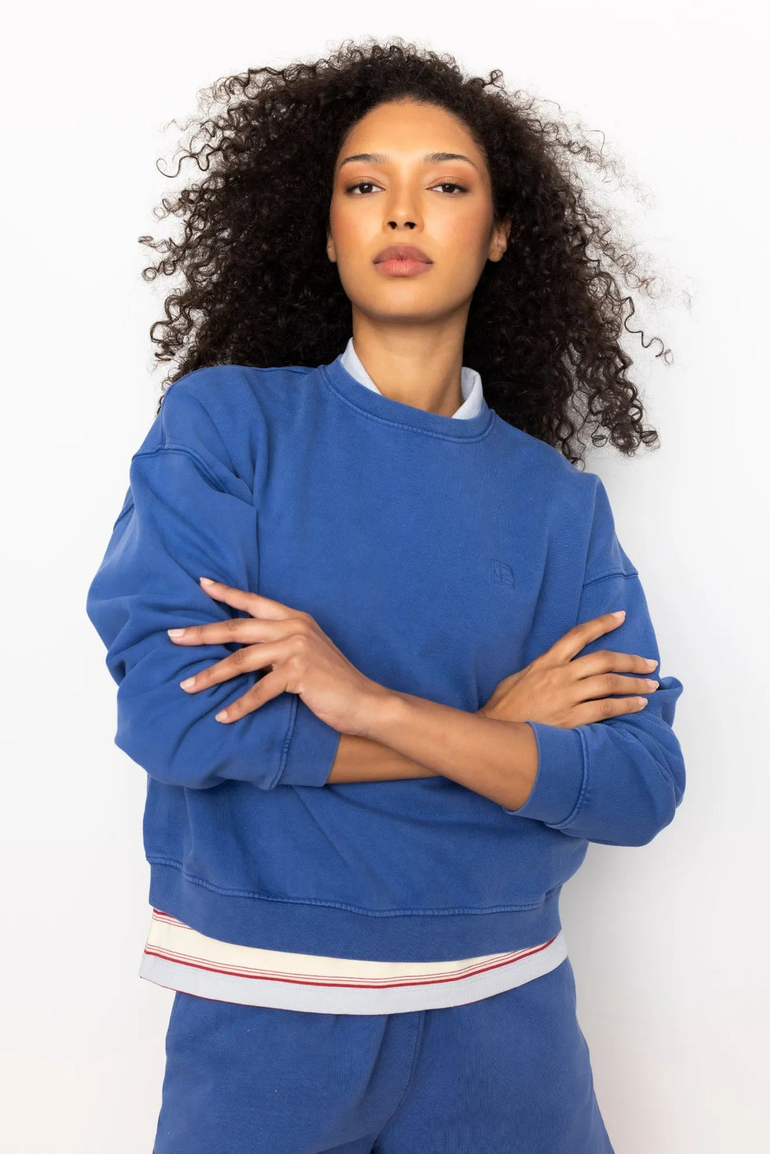 Mara Sweatshirt Cobalt Blue | Skjorter og bluser | Smuk