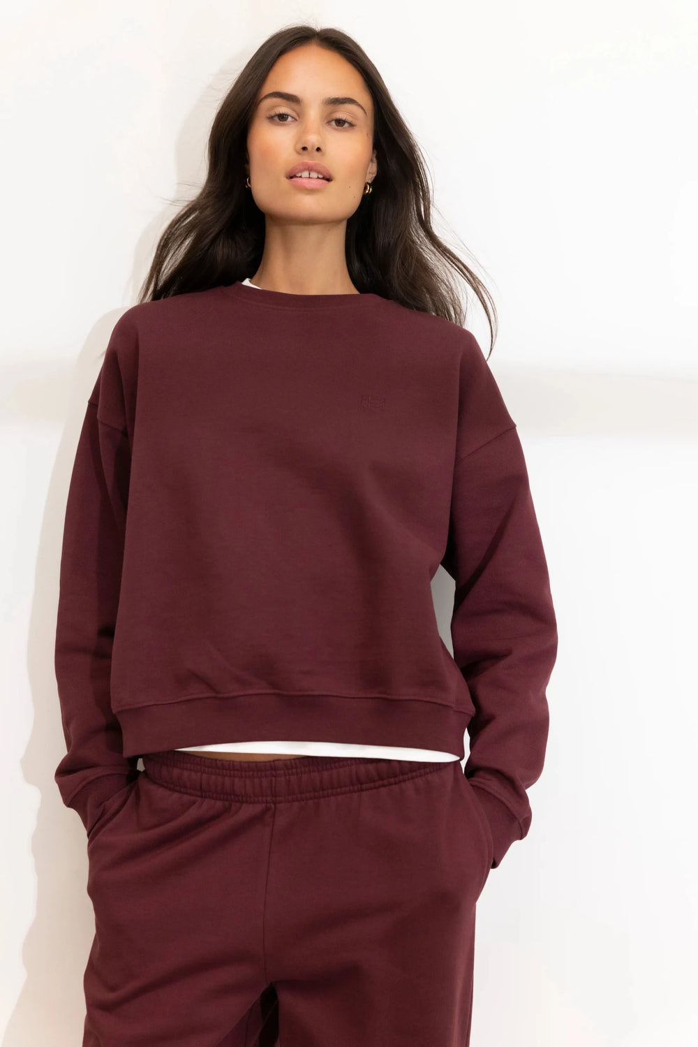 Mara Sweatshirt Deep Plum | Skjorter og bluser | Smuk