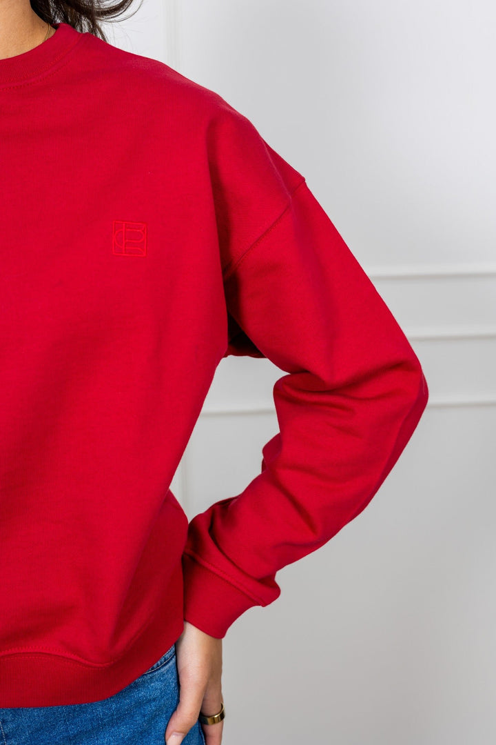 Mara Sweatshirt Red | Genser | Smuk