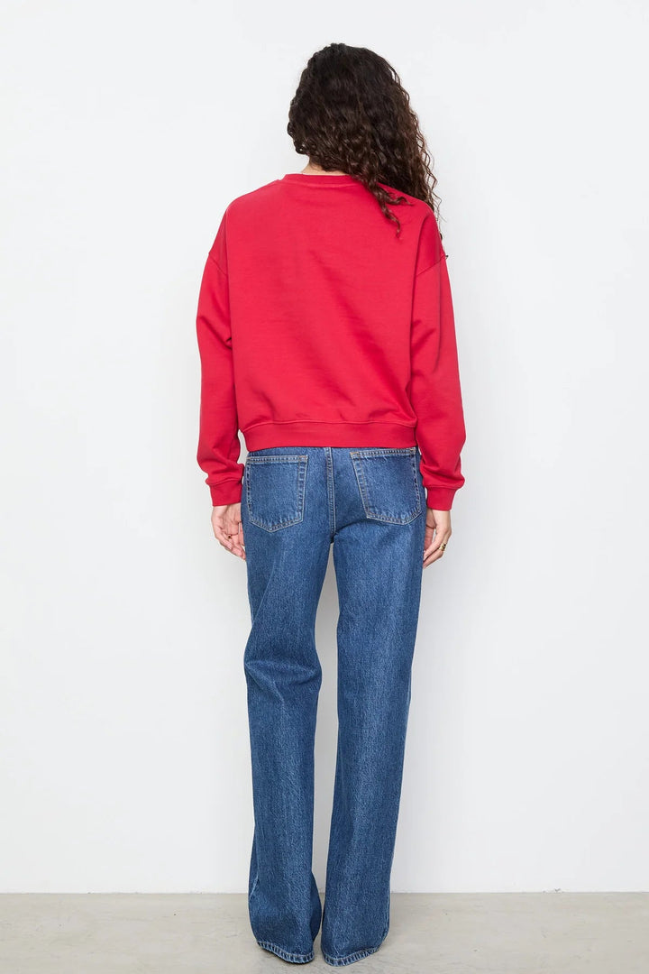 Mara Sweatshirt Red | Genser | Smuk - Dameklær på nett