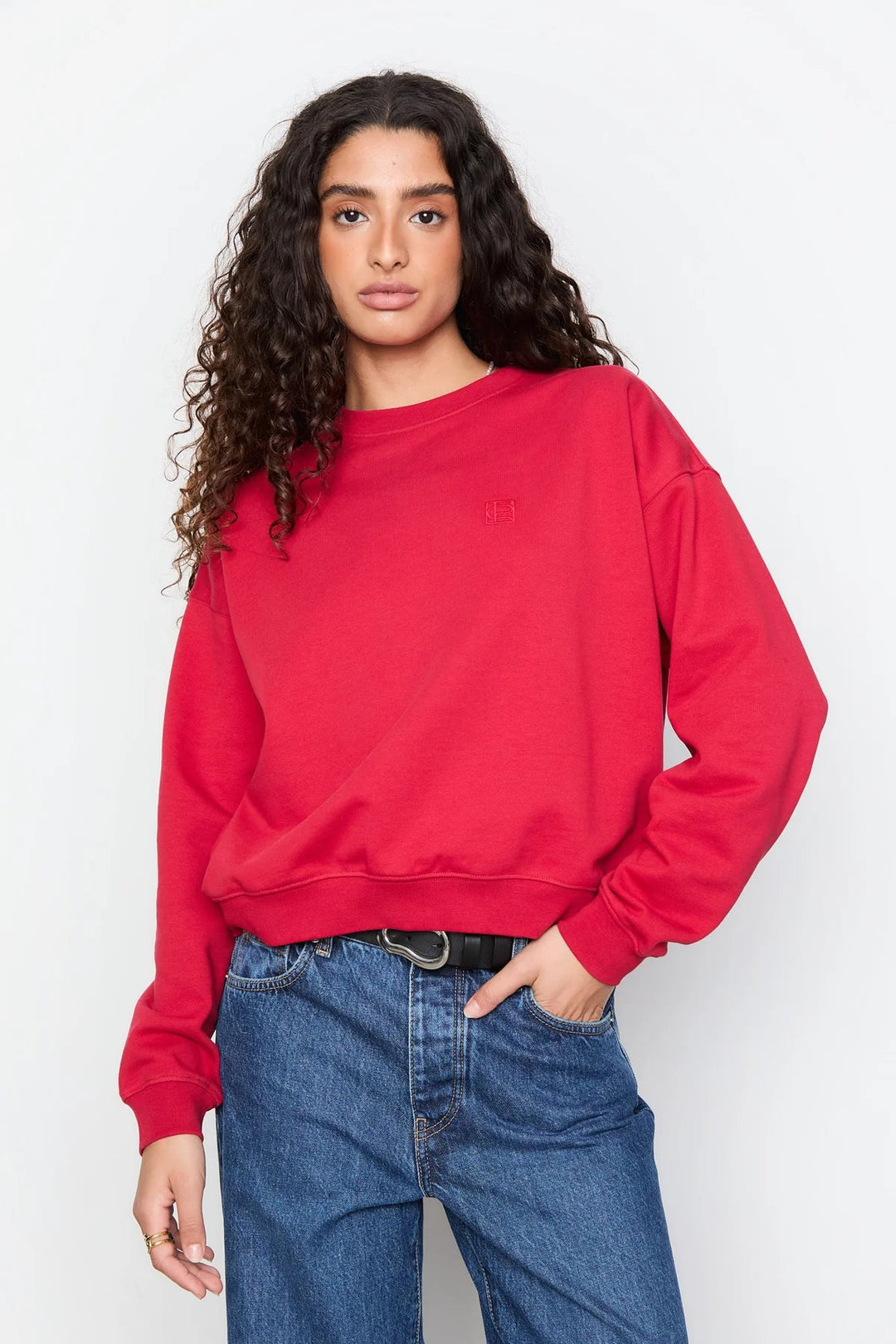 Mara Sweatshirt Red | Genser | Smuk - Dameklær på nett