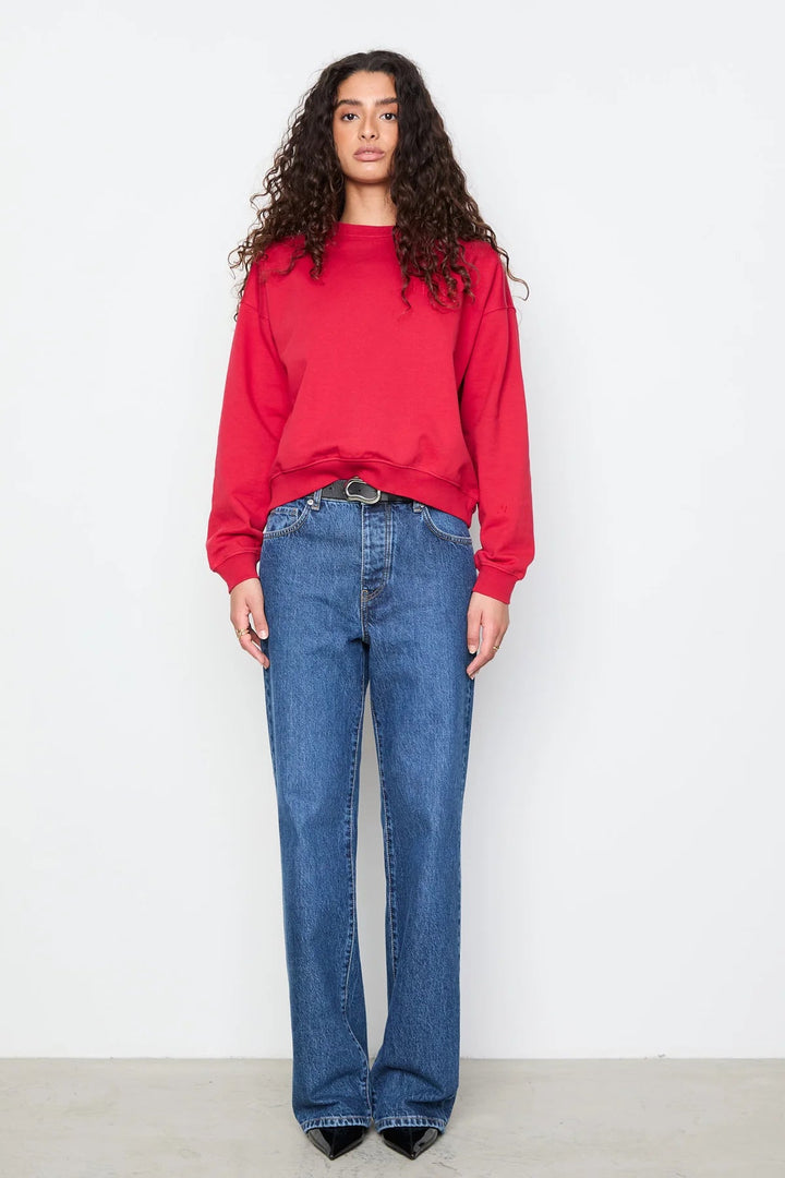 Mara Sweatshirt Red | Genser | Smuk - Dameklær på nett