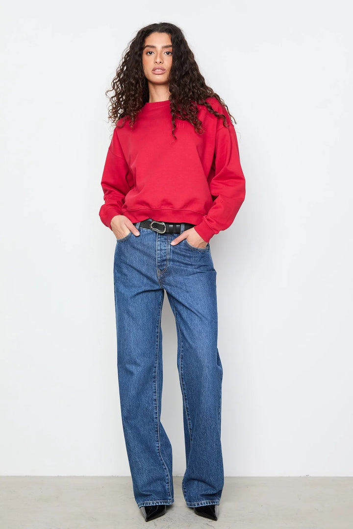 Mara Sweatshirt Red | Genser | Smuk - Dameklær på nett