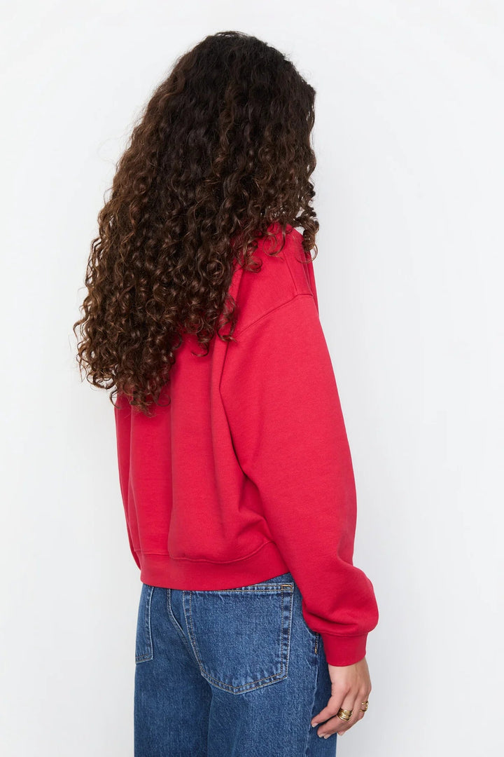 Mara Sweatshirt Red | Genser | Smuk - Dameklær på nett