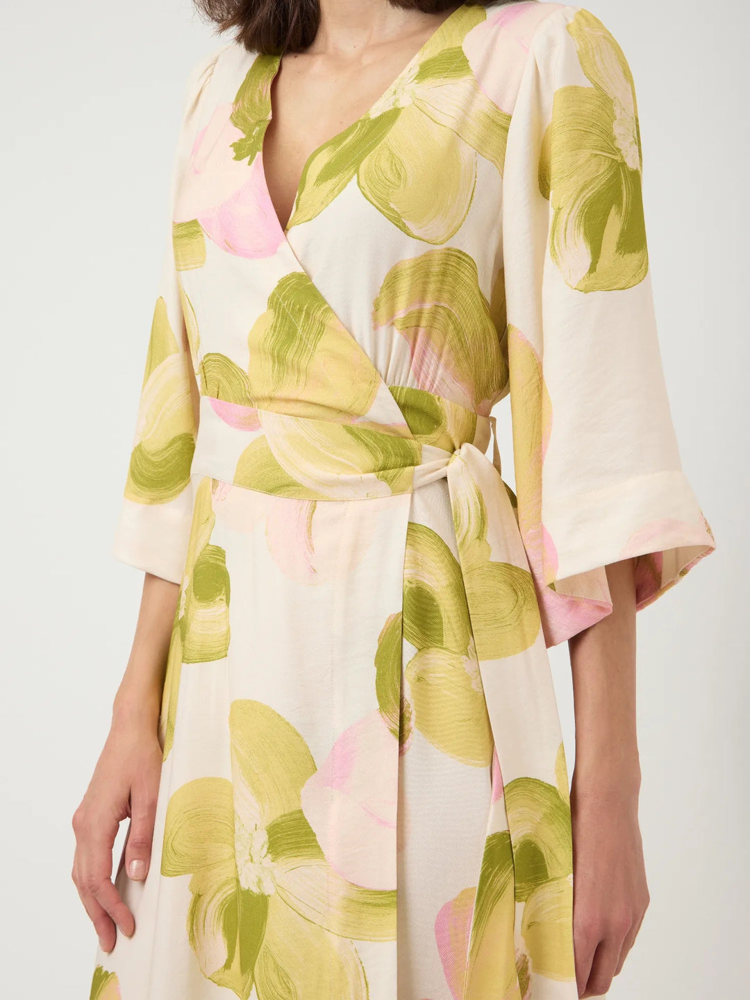 Marga 3/4 Wrap Long Dress Pristine Marga | Kjoler | Smuk