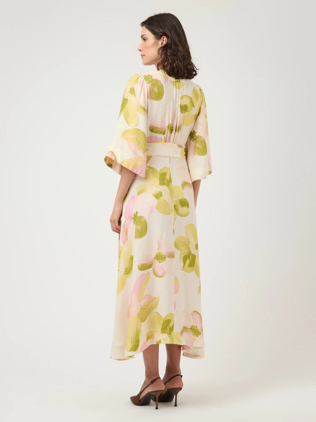 Marga 3/4 Wrap Long Dress Pristine Marga | Kjoler | Smuk