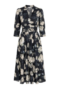 Maria Dress Blue Garden