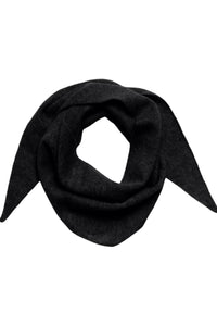 Maria Narrow Cashmere Scarf Black
