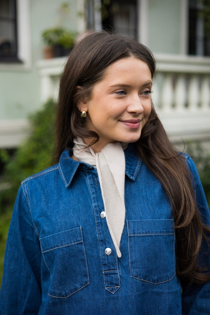 Maria Narrow Cashmere Scarf Irish Cream | Accessories | Smuk - Dameklær på nett