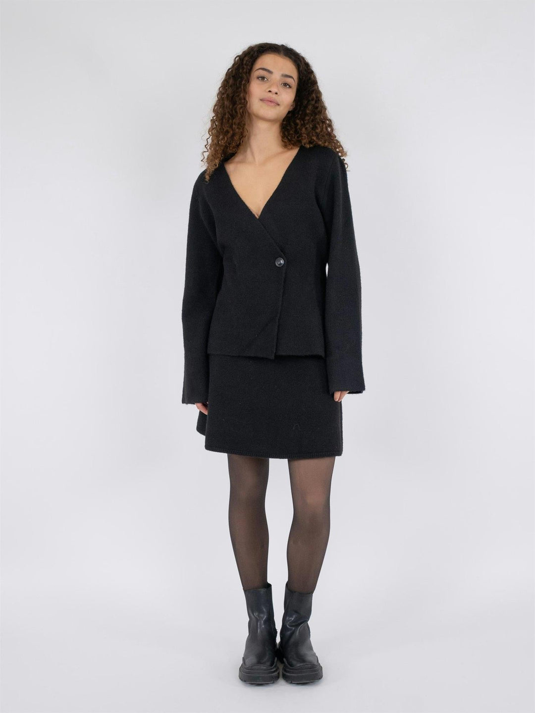 Marie Louise Knit Cardigan Black