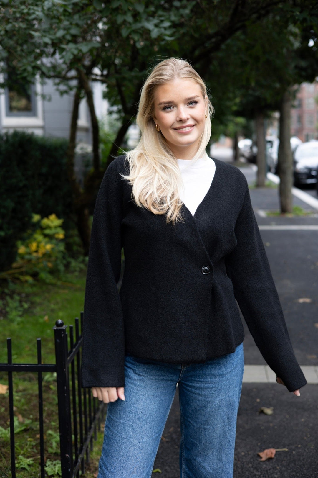 Marie Louise Knit Cardigan Black