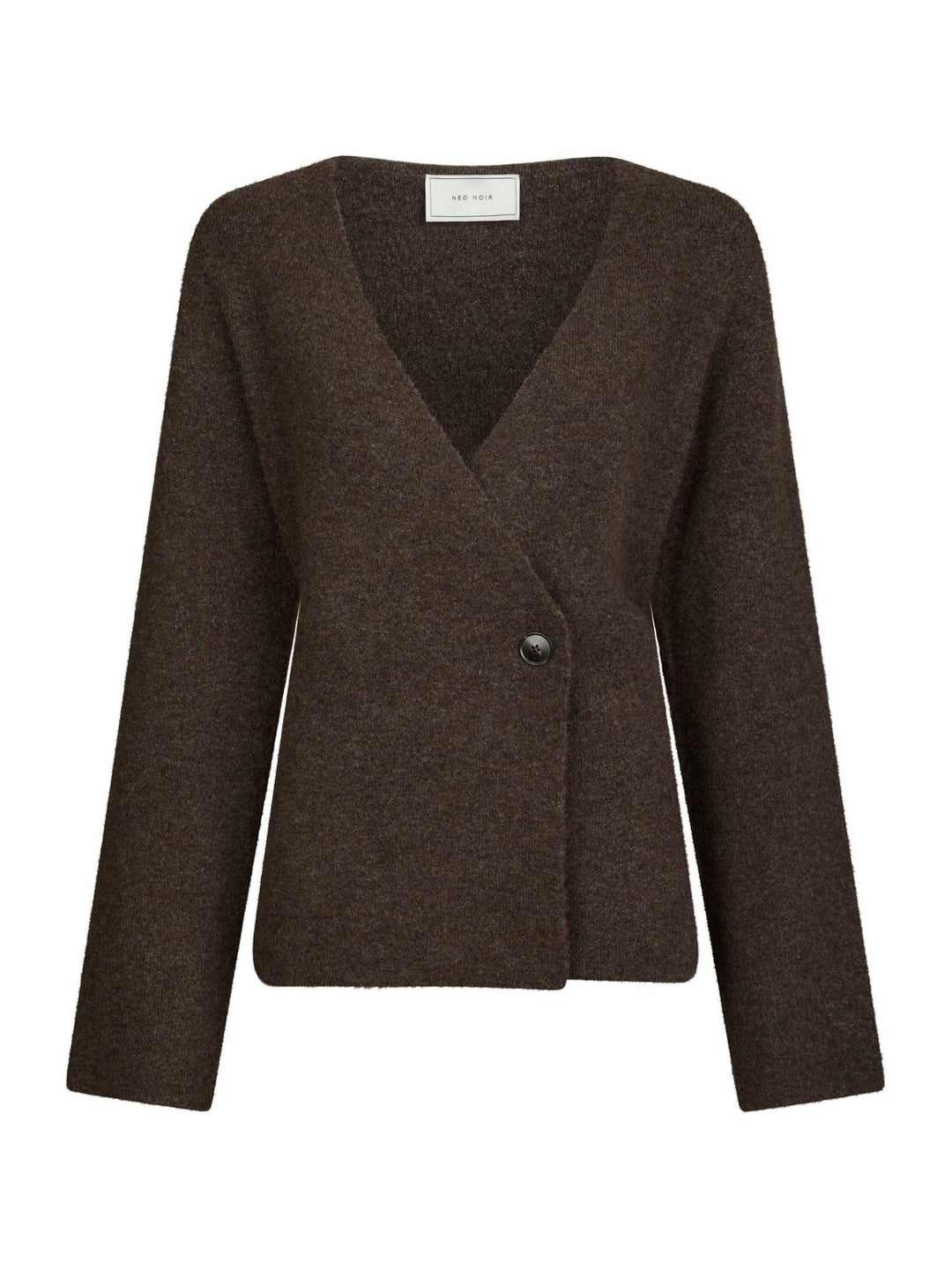 Marie Louise Knit Cardigan Brown Melange | Genser | Smuk - Dameklær på nett