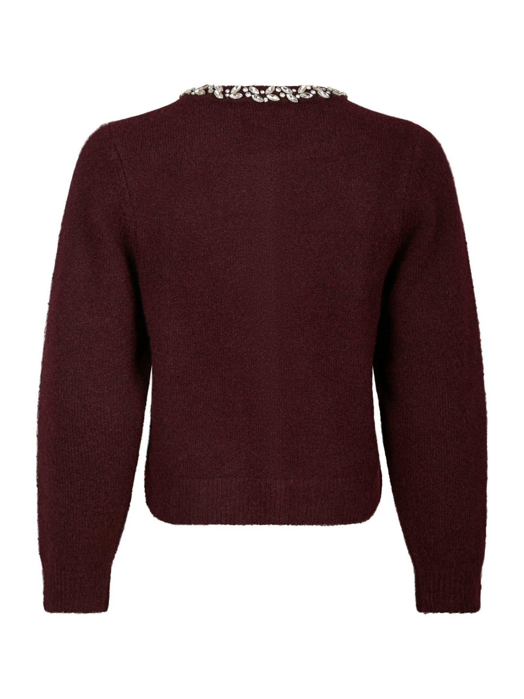 Marie Stone Knit Cardigan Wine | Genser | Smuk - Dameklær på nett