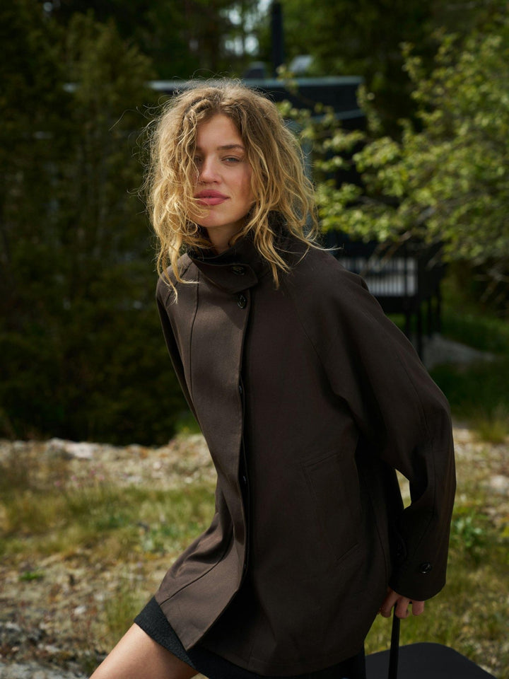 Mariel Jacket Dark Brown | Yttertøy | Smuk