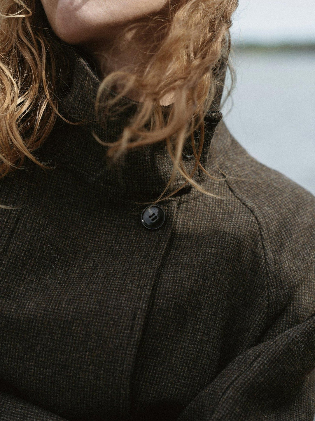 Mariel Mini Check Jacket Brown | Yttertøy | Smuk