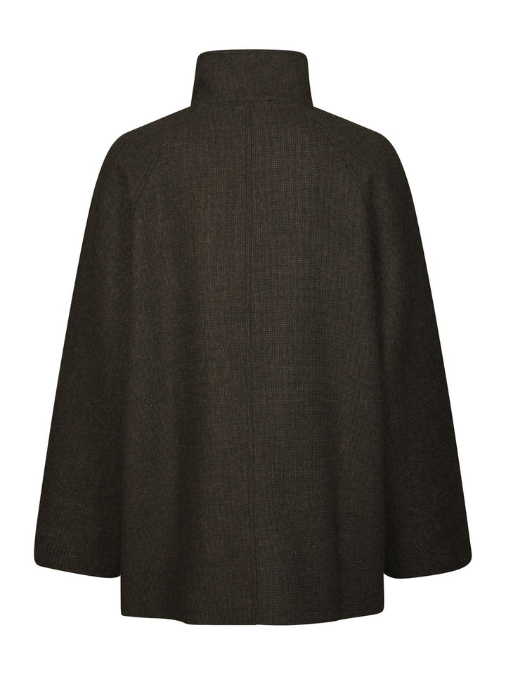 Mariel Mini Check Jacket Brown | Yttertøy | Smuk