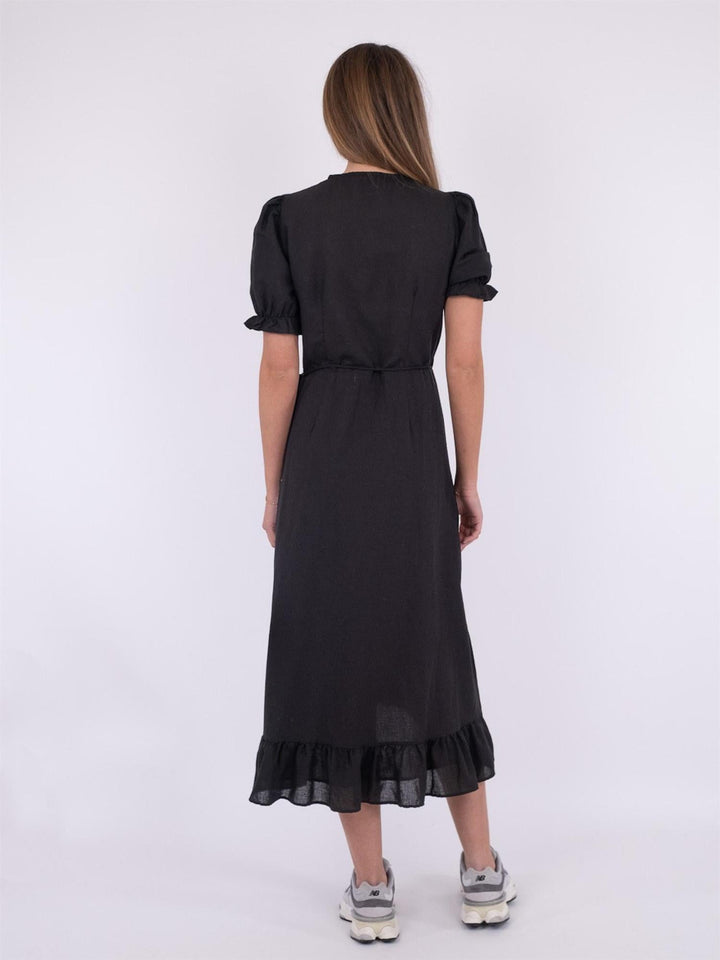 Marietta Linen Dress Black | Kjoler | Smuk - Dameklær på nett