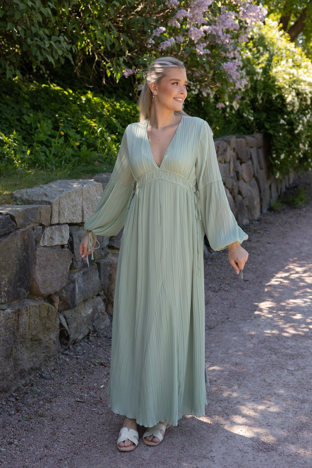 Marigold Dress Spring Green | Kjoler | Smuk - Dameklær på nett